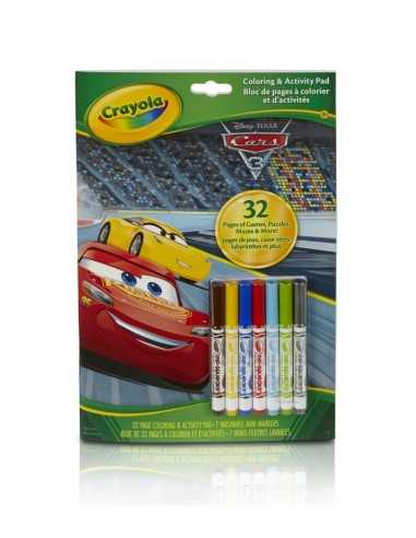 Coloring with markers Cars 3 CRA04-0288 Crayola | Futurartshop.com