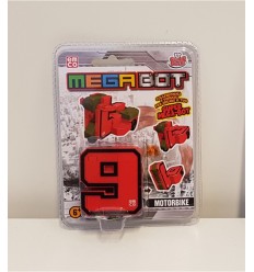 Megabot robot transformable super moto roja 00242/9 Grandi giochi- Futurartshop.com