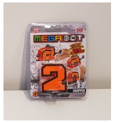 Megabot robot transformable en hélicoptère orange 00242/2 Grandi giochi- Futurartshop.com