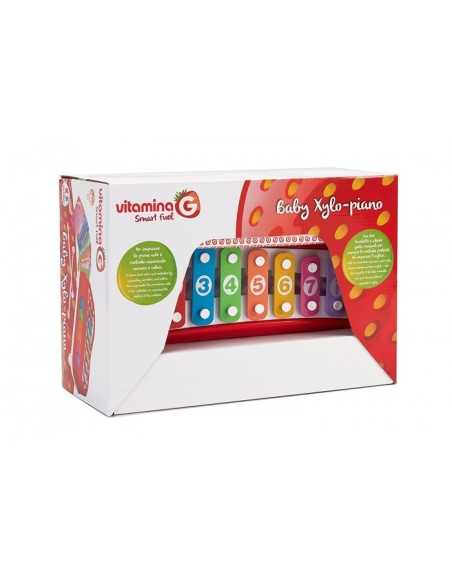 Baby Xilo piano 8 tasti 2 bacchette GLO05149 Globo | Futurartshop.com