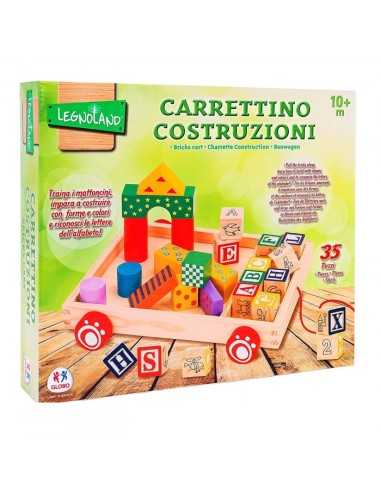 Carretto trainabile in legno GLO37771 Globo | Futurartshop.com