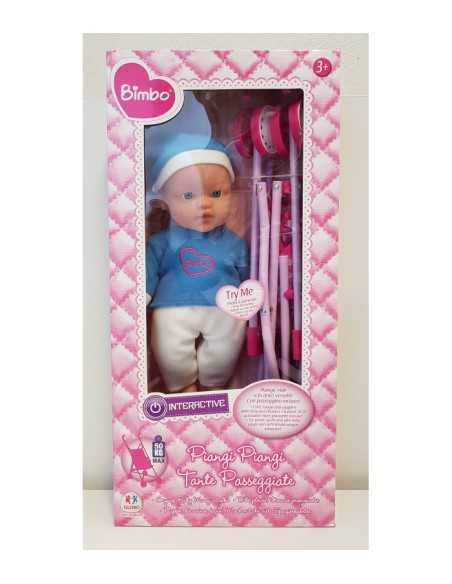 Bambolotto con passeggino 2 modelli GLO38197 Globo | Futurartshop.com