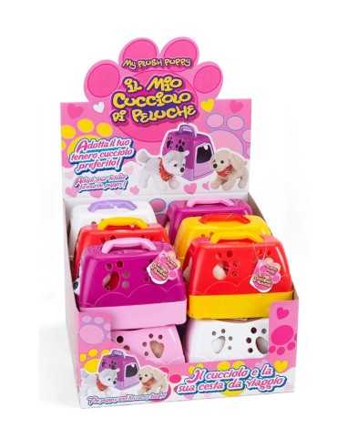 Mini cane di peluche con gabbia GLO36524 Globo | Futurartshop.com