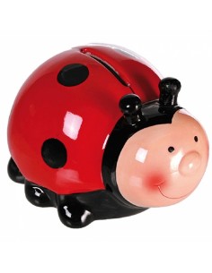 Piggy bank ceramic ladybug WON0006533 Out of The Blue | Futurartshop.com