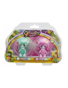 Glimmies Arcobaleno- confezione con 2 bambole -Flora-Mousy GIOGLN01000/3 Giochi Preziosi | Futurartshop.com
