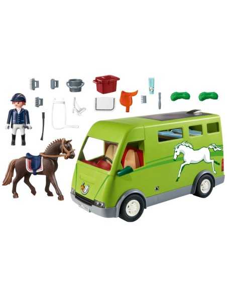 Playmobil 6928 Furgone trasporto cavalli PLA6928 Playmobil | Futurartshop.com