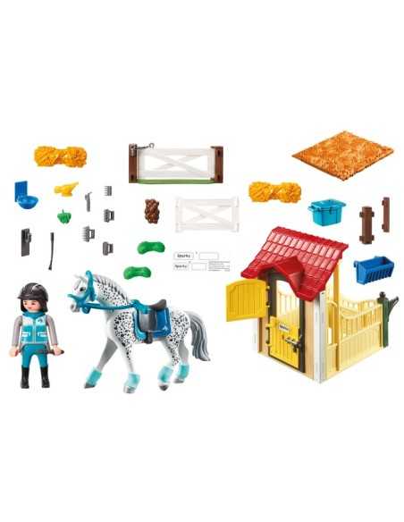 Playmobil 6935 Barn with horse appaloosa PLA6935 Playmobil | Futurartshop.com
