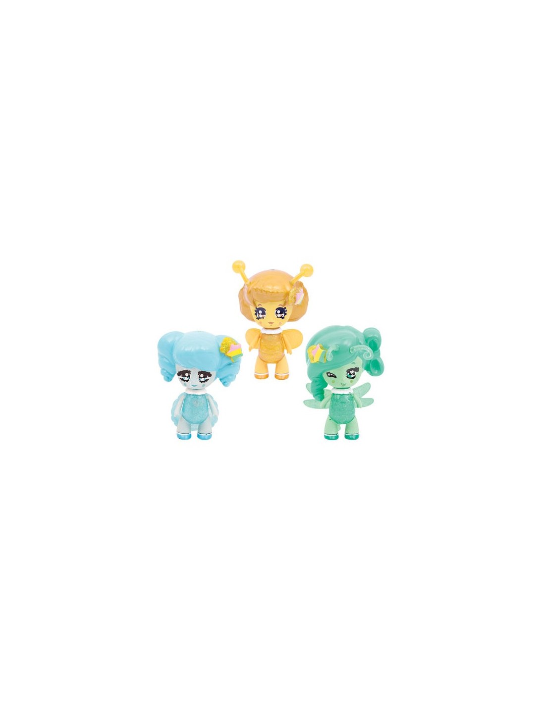 Glimmies Rainbow Friends 3-pack (red/mint/yellow)