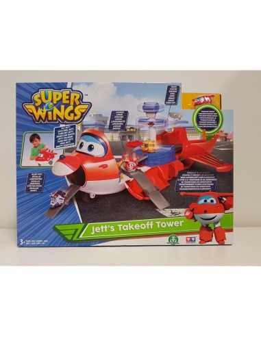 Super Wings playset jett plane with wheels GIOUPW76000 Giochi Preziosi | Futurartshop.com