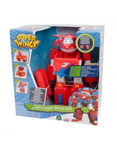 Super Wings robotic vehicle deluxe character Jett GIOUPW77000 Giochi Preziosi | Futurartshop.com