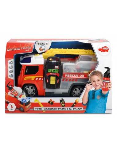 Dickie fire truck push and play 33 inches SIM203716006 Simba Toys | Futurartshop.com