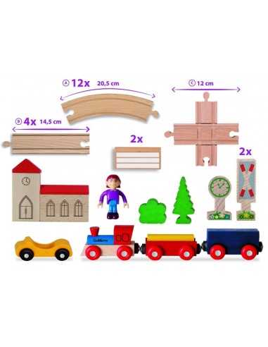 Eichhorn train track, eight-290 cm SIM100001262 Simba Toys | Futurartshop.com