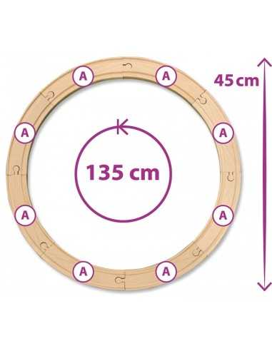 Eichhorn race track shape circle 135 cm SIM100001260 Simba Toys | Futurartshop.com