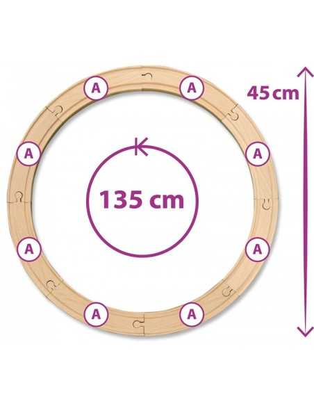 Eichhorn race track shape circle 135 cm SIM100001260 Simba Toys | Futurartshop.com