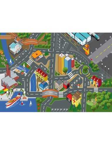 Playing carpet with signal road SIM203745004 Simba Toys | Futurartshop.com