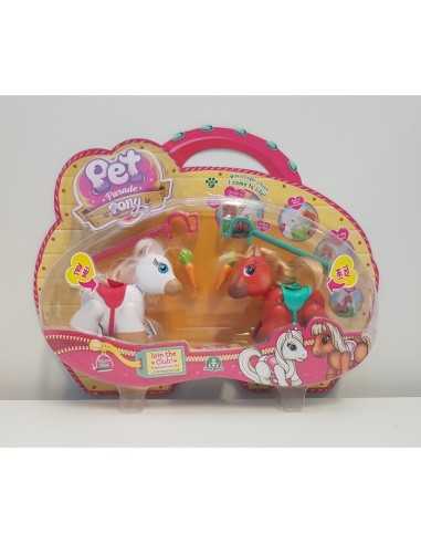 Pet parade pony blister con 2 pony shetland e white GIOPTN01000/1 Giochi Preziosi | Futurartshop.com