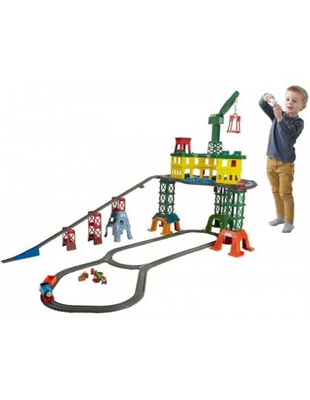 Thomas Mega train station with 4 trains MATFGR22 Mattel | Futurartshop.com