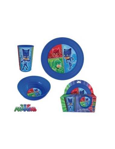 Set lunch at PJ Masks 3 pieces 4MPJ.LQ0094 4M | Futurartshop.com