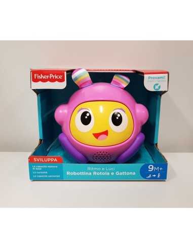 Fisher price robottina rosa rotola e gattona ritmo e luci MATFHN44/FHN45 Mattel | Futurartshop.com
