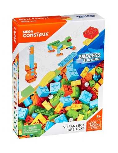 Mega blocks vibrant box 130 pezzi MATDYG84/DYG86 Mattel | Futurartshop.com