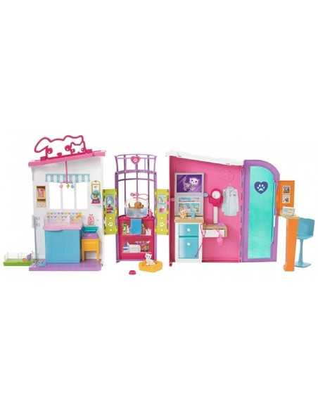 Barbie veterinary practice with 4 puppies MATFBR36 Mattel | Futurartshop.com