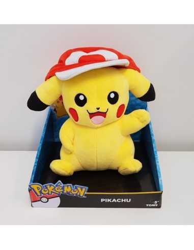 Pokemon peluche 25 centimetri personaggio pikachu con berretto ROCT18763/T18981 Rocco Giocattoli | Futurartshop.com