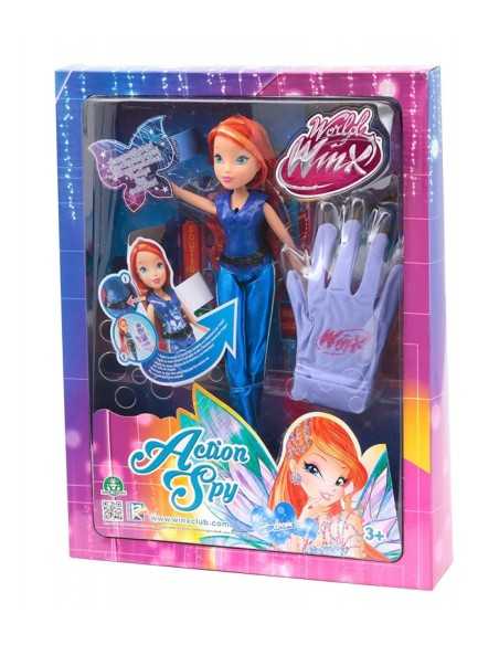 Bambola Winx bloom action spy light up con guanto GIOWNX35000 Giochi Preziosi | Futurartshop.com