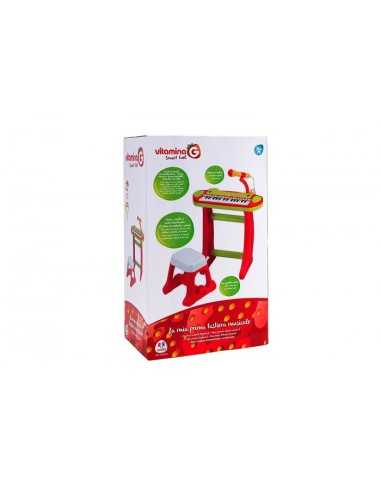 Pianola 31 tasti con microfoni e sgabello GLO05148 Globo | Futurartshop.com
