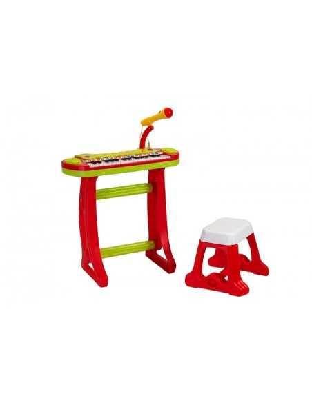 Keyboard 31 keys with microphone and stool GLO05148 Globo | Futurartshop.com