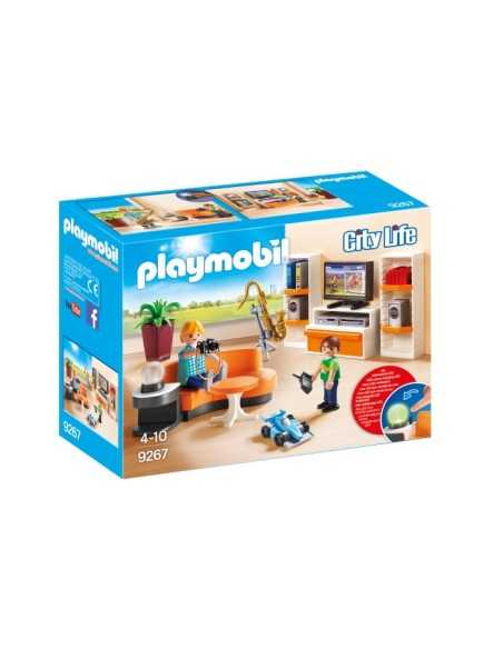 Playmobil 9267 Living room with TV cabinet and sofa PLA9267 Playmobil | Futurartshop.com