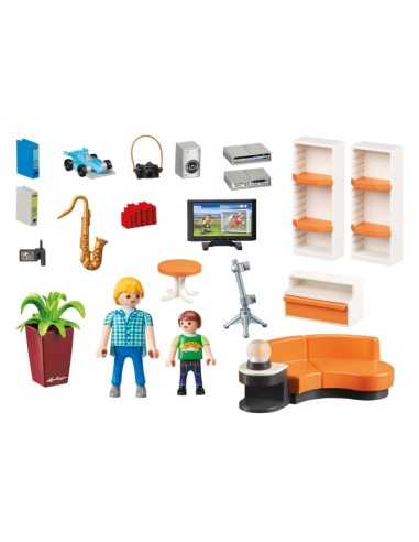 Playmobil 9267 Living room with TV cabinet and sofa PLA9267 Playmobil | Futurartshop.com