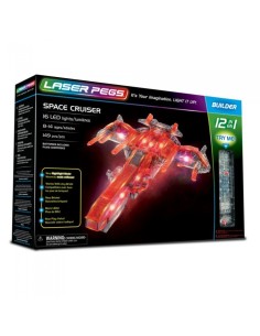 Laser pegs space ship light 12-in-1 CRAL12010 Giochi Preziosi | Futurartshop.com
