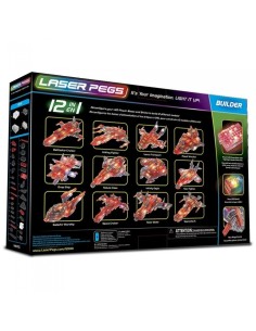 Laser pegs space ship light 12-in-1 CRAL12010 Giochi Preziosi | Futurartshop.com 2