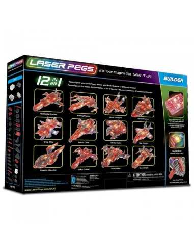 Laser pegs nave spaziale luminosa 12 in 1 CRAL12010 Giochi Preziosi | Futurartshop.com