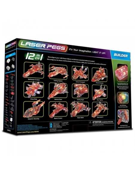 Laser pegs nave spaziale luminosa 12 in 1 CRAL12010 Giochi Preziosi | Futurartshop.com