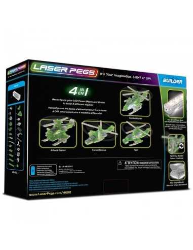 Laser pegs elicottero luminoso 4 in 1 CRAL41012 Giochi Preziosi | Futurartshop.com