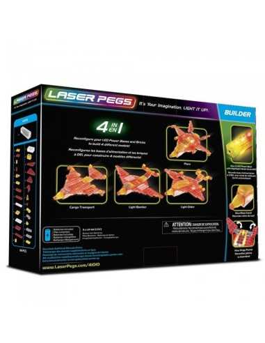 Laser pegs aircraft bright 4-in-1 CRAL41010 Giochi Preziosi | Futurartshop.com