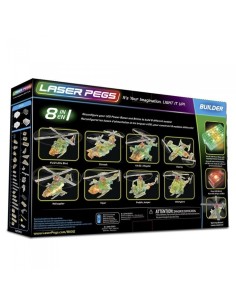 Laser pegs helicopter light 8-in-1 CRAL81012 Giochi Preziosi | Futurartshop.com 2