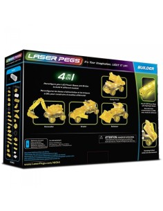 Laser pegs bulldozer 4 in 1 CRAL41014 Giochi Preziosi | Futurartshop.com 2