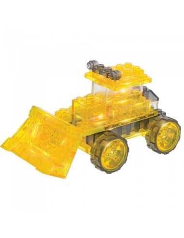 Laser pegs bulldozer with 4 in 1 CRAL41014 Giochi Preziosi | Futurartshop.com