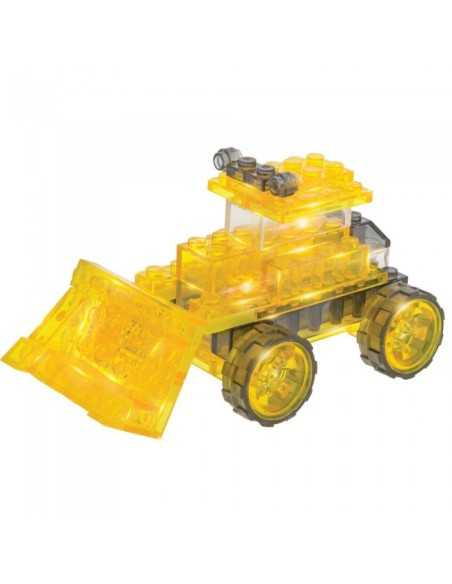 Laser pegs bulldozer with 4 in 1 CRAL41014 Giochi Preziosi | Futurartshop.com