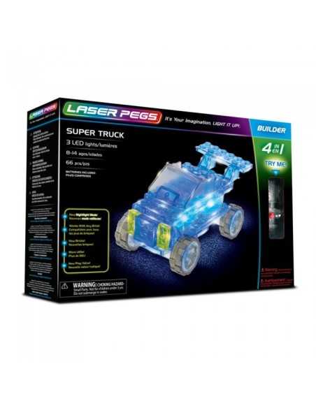 Laser pegs super truck bright 4-in-1 CRAL41013 Giochi Preziosi | Futurartshop.com