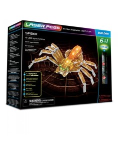 Laser pegs spider light 6-in-1 CRAL61015 Giochi Preziosi | Futurartshop.com