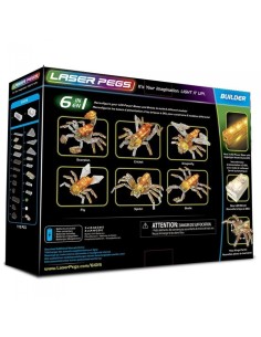 Laser pegs spider luminoso 6 in 1 CRAL61015 Giochi Preziosi | Futurartshop.com 2
