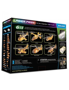 Laser pegs elicottero di salvataggio luminoso 6 in 1 CRAL61014 Giochi Preziosi | Futurartshop.com 2