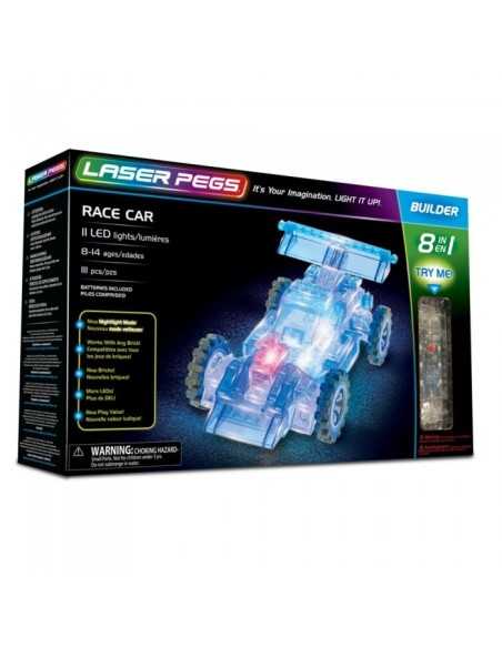 Laser pegs racing car bright 8-in-1 CRAL81010 Giochi Preziosi | Futurartshop.com