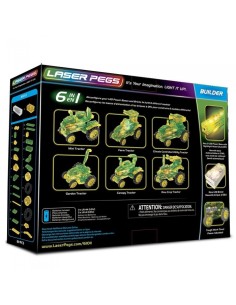 Laser pegs trattore luminoso 6 in 1 CRAL61011 Giochi Preziosi | Futurartshop.com 2