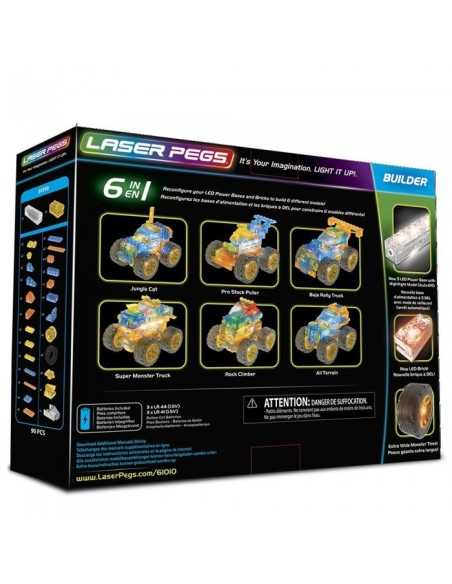 Laser pegs super monster truck light 6-in-1 CRAL61010 Giochi Preziosi | Futurartshop.com