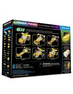 Laser pegs dragster light 6-in-1 CRAL61012 Giochi Preziosi | Futurartshop.com 2