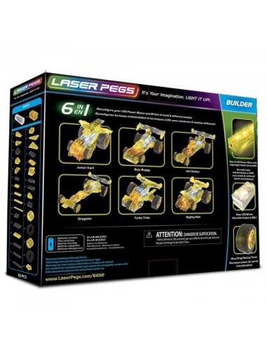 Laser pegs dragster luminoso 6 in 1 CRAL61012 Giochi Preziosi | Futurartshop.com
